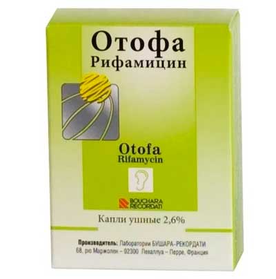 Капли в ухо от наружного отита