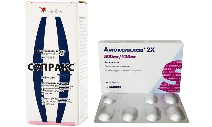 Амоксиклав и Супракс - это антибактериальные препараты, которые оказывают одинаковое бактерицидное действие